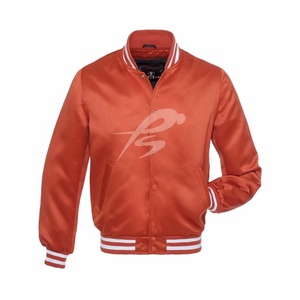 Chaqueta Varsity Personalizada para Hombre, Invierno 2026, Tallas Grandes, Ecológica, Lisa, Venta al Por Mayor, Poliéster/Algodón Satinado, Envío Rápido - Product Image 5