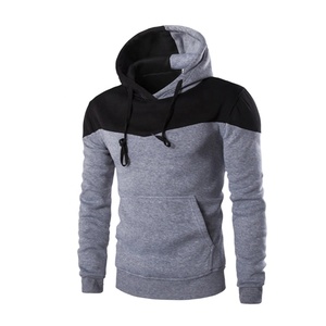 Sweat à capuche d'hiver pour homme personnalisé OEM, 100% coton, col en V, manches longues, pull-over, grande taille, respirant, 260g - Product Image 3