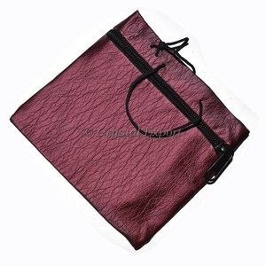Pochette bleu ciel avec symbole runique imprimé : Pochette bleu ciel avec symbole runique imprimé à vendre pour l'emballage de bijoux, pierres et cadeaux - Product Image 5