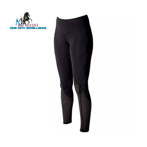 Logo personnalisé du fabricant Jodhpurs culotte équestre élégante à siège complet avec impression en silicone approvisionnement en vrac pour l'équitation - Product Image 1