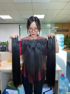 Cabello humano liso de hueso vietnamita, superdoble estiramiento, vendedor de cabello virgen Alineación de cutícula, mechones de cabello vietnamita sin procesar - Product Image 4