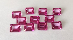 Natural Pink Topaz Octagon Faceted <b>Top</b> Quality 3x5mm to 8x10mm <b>Top</b> Quality - Pink Topaz Octagon Faceted <b>Top</b> Quality - Product Image 3
