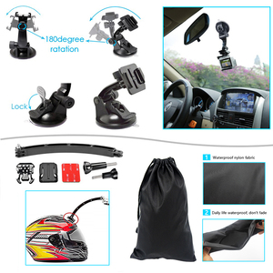 Ensemble d'accessoires de caméra d'action pour <span class=keywords><strong>GoPro</strong></span> 13/12/11/10/9/<span class=keywords><strong>8</strong></span> boîtier étanche extérieur écran résistant aux chocs trépied caméras de sport - Product Image 2