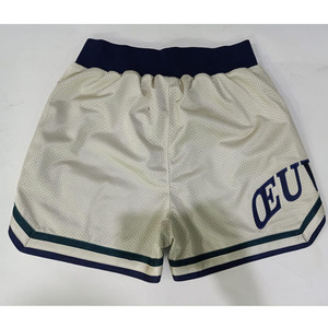 Shorts de basket-ball personnalisés avec logo brodé, culotte rétro décontractée vintage - Product Image 4