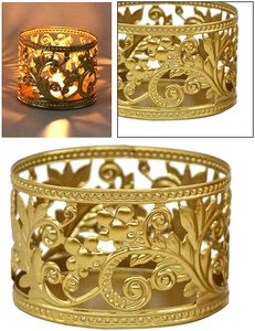 Portavelas de Metal, soporte de hierro ahuecado para candelabro, ornamento de escritorio, Centro de boda - Product Image 3