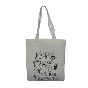 Sac fourre-tout en toile de coton noir 115 g/m², taille personnalisée, écologique, imprimé en sérigraphie - Product Image 2