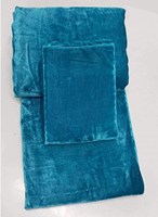 Lot de housses de couette en velours de luxe, tissu en velours écologique, lavable, durable, toutes saisons, 600 fils, taille double