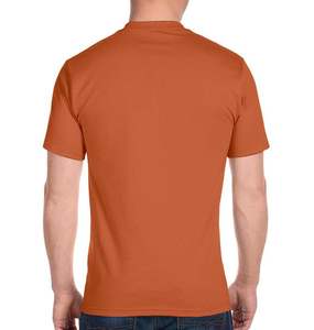 Camiseta Deportiva de Cuello Redondo, Color Naranja Liso, de Poliéster, para Sublimación - Product Image 5