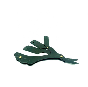 Maquinilla de afeitar profesional para peluquero, cuchillo plegable de borde recto - Product Image 1