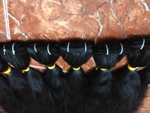 100% Virgin Remy Machine Weft Straight Hair Extension High Quality Dyed 80cm <b>Long</b> Vietnamese Human Raw <b>Braiding</b> Hair - Product Image 4