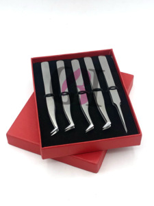 Pince à épiler en acier inoxydable avec votre propre logo personnalisé Meilleur design Argent Russe Volume Extension de cils droits Outils de beauté - Product Image 4