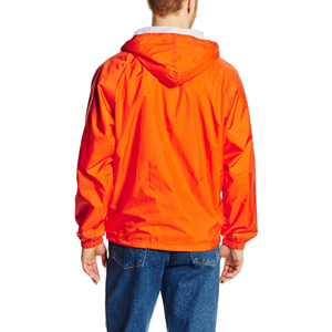 Coupe-vent en Polyester pour homme, veste coupe-vent à capuche, fermeture éclair, nouveau Design, vente en gros - Product Image 4