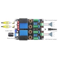 Taidacent TPA3116D2 3P terminali/RCA amplifikatör yüksek güç 12-24V XH-M590 200w Stereo dijital ses güç amplifikatörü