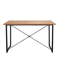 Ensemble de table et de chaises de salle à manger modernes en métal et en bois avec hauteur réglable pour salle à manger et cuisine
