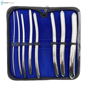 Juego de dilatadores uterinos, instrumentos quirúrgicos de acero inoxidable, 8 unidades - Product Image 6