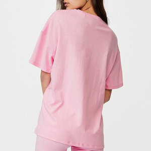 เสื้อยืดผู้หญิงสไตล์ใหม่ ผ้าฝ้ายแท้ 100% สำหรับผู้หญิงและเด็กสาว - Product Image 3