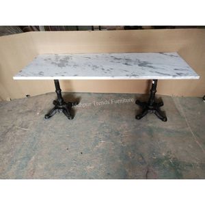 Mesa de centro de encimera de madera moderna con base de metal para comedor, Hotel, granja, cocina, dormitorio, venta - Product Image 6