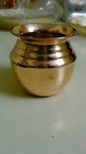 Lota ทองแดงคุณภาพดีที่สุดในกระถางน้ำ,ออกแบบโค้งมนและโค้งจากผู้ผลิตที่ดีที่สุดจากอินเดีย - Product Image 4