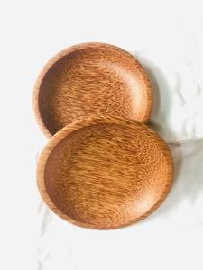 Plato de cáscara de coco hecho a mano para servir alimentos secos, aperitivos, postres de frutas, Plato decorativo para restaurante de café en casa - Product Image 4