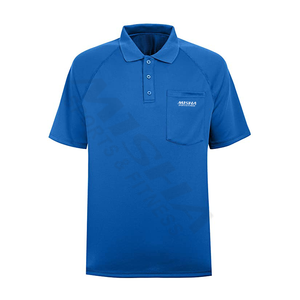 Polo deportivo de manga corta para hombre, 100% algodón, personalizado - Product Image 4