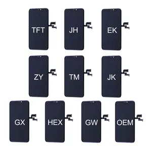 شاشة الهاتف المحمول TFT ZY JK TM Incell LCD الصلب OLED سداسية GX, لهاتف iPhone X XR XS Max 11 12 Pro 12 Mini 13 Pro Max