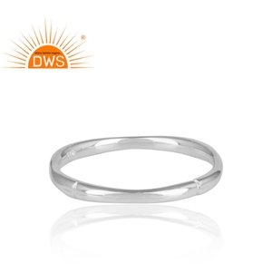 Fine Jewelry Handmade 925 Sterling <b>Plain</b> Silver <b>Ring</b> Jewelry Supplier Designer Band <b>Ring</b> Jewelry Manufacturer - Product Image 3