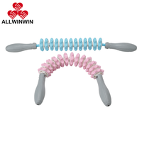 ALLWINWIN MSK02 Bâton de massage - Rouleau de massage musculaire flexible en forme d'engrenage pour les jambes