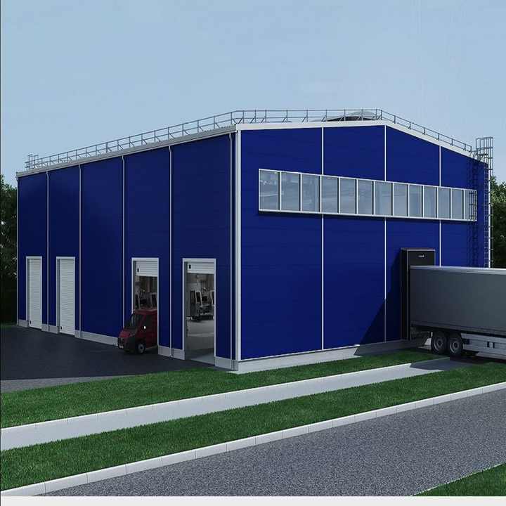 prefab Institutional Steel Buildings and car storage warehouse