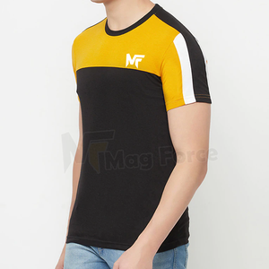 T-shirt professionnel en coton uni pour homme, nouveau design, écologique, vente en gros, streetwear, 300g, respirant, coupe classique - Product Image 4