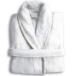 Peignoir Léger Hommes Tissé Tissu Éponge Robes Uni Teint Hommes, Femmes Spandex/Coton Solide Motif Séchage Rapide, Respirant - Product Image 4