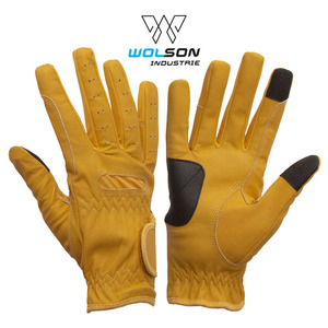 Gants d'équitation équestres professionnels Gants d'équitation personnalisés en cuir synthétique pour hommes Gants d'équitation anti-fendu. - Product Image 4