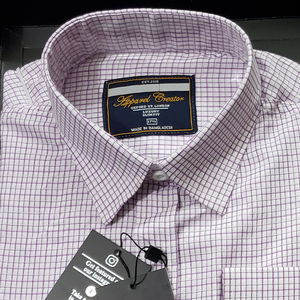 Chemise formelle à rayures de haute qualité pour hommes du Bangladesh 2019 - Product Image 3