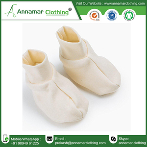 Chaussons pour bébé en coton certifié chaussons pour bébé en vente complète design personnalisé unisexe - Product Image 2