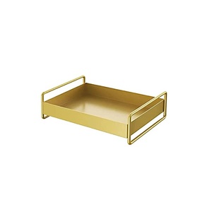 Bandeja DE SERVICIO DE Metal de forma Rectangular para uso en restaurantes, equipo de catering para comida deliciosa y postres, calidad duradera - Product Image 1