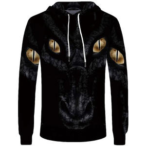 Pull à capuche de haute qualité en polyester/coton pour hommes, coupe-vent épais et épais, en éponge française, pour l'hiver, écologique et personnalisé. - Product Image 5