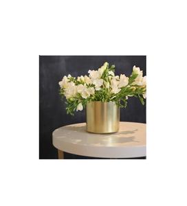 Maceta de latón para flores de interior, mini maceta de metal para decorar el interior del hogar y mesa, de latón - Product Image 2