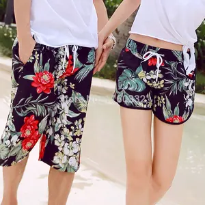 2017 Liebhaber Strand hose Blumen mode Neue Paar Shorts Schwimmen Männer