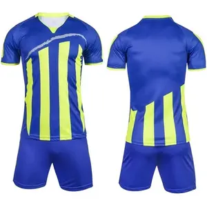 Precio al por mayor de color personalizado de impresión de sublimación de fútbol jersey uniforme ropa de deportes de equipo de fútbol