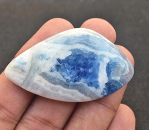 Scheelite Cabochon พลอยสีฟ้าแบบตุรกี,พลอยสีฟ้าคุณภาพสูงลายลูกไม้สีฟ้า Rhodochrosite - Product Image 3