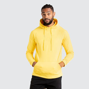 เสื้อสวมหัวแบบสวมหัวมีฮู้ดผ้าคอตตอน/โพลีเอสเตอร์มีฮู้ดสไตล์ฤดูหนาวคอปกสีทึบระบายอากาศได้ดีแห้งเร็ว - Product Image 1