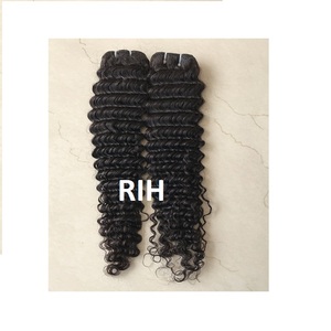 100% หยิกลึกเดียวผู้บริจาคยังไม่ได้เรมี่หนังกำพร้าชิดเปรูมนุษย์เวอร์จินมนุษย์ผมรวมกลุ่มผู้ขาย - Product Image 1