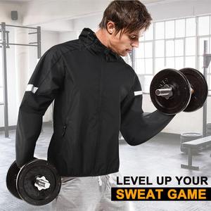 Wholesale Speed Up Weight Loss Running Fitness Hot <b>Sauna</b> Sweat Jacket Silvery <b>Sauna</b> <b>Suits</b> - Product Image 5
