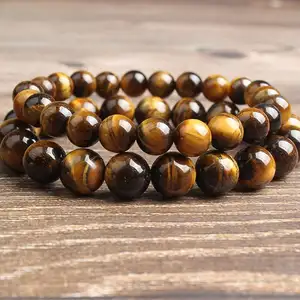 Natural Yellow Tiger Eye Stone Fashion Wholesale Gemstone Bracelet Jewelry Supplier at Factory Price Shop Online Supplier Now