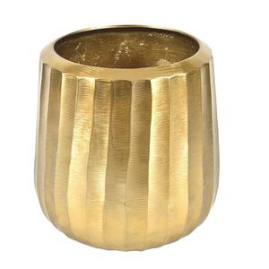 Pots de plantes artificielles pour décoration intérieure, finition plaquée or, jardinières, pot de fleurs en métal pour la maison, décoration de fête en extérieur - Product Image 1