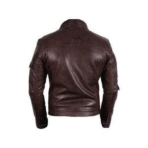 Men's Racer-Vintages 100% <b>Leather</b> Retro-Biker Jacket Distressed-Motorcycle Motorbike <b>Ladies</b> Zippers Jackets - Product Image 2