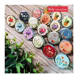 Classic Customized Pocket Handheld Round Side <b>Mirror</b> for Best Gift Present - Product Image 5