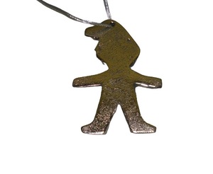 ALUMINIUM HUMAN SHAPE DESIGN CHRISTMAS HANGING ORNAMENT HIGH QUALITY METAL CHRISTMAS <b>TREE</b> DECORATION - Product Image 1