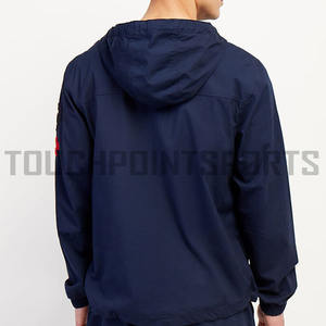 Personalizada de los hombres de cara completa Zip Hoodie negro pesado 100% algodón bordado chaqueta-Plus Size - Product Image 4