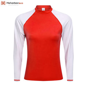 Camisetas Deportivas de Manga Larga para Mujer, Diseño Personalizado por Sublimación, Color Sólido Multicolor, Tela Estampada Unisex - Product Image 3