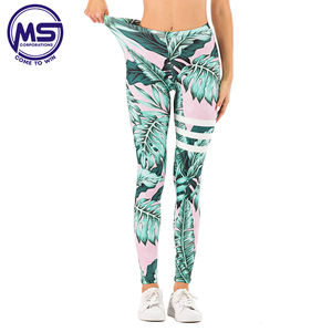 El mejor diseño, logotipo personalizado, pantalones de yoga para gimnasio, mallas de compresión sin costuras de cintura alta para mujer de talla grande - Product Image 4